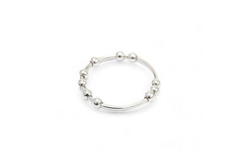 Eyecatcher Silberring 925 Silber Ring mit Perlen-Design – Silber oder 18K Vergoldet von Eyecatcher