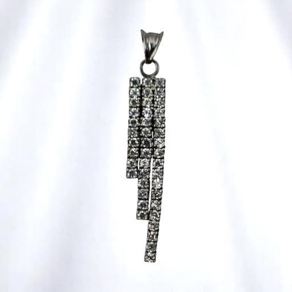 Alter Kettenanhänger 925Er Silber Vintage Geschenk Patina Alt Retro Anhänger Exklusiv Edelstein Eyecatcher Art Deco Jugendstil Luxus Fashion von EyecatchersJuwellery