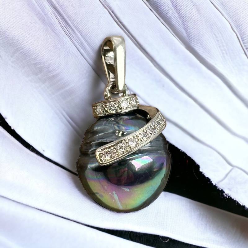 Alter Kettenanhänger Echt Silber 28 X 17mm Vintage Design Edel Geschenk Eyecatcher Anhänger Rar Selten Retro Zeitlos Edelstein von EyecatchersJuwellery