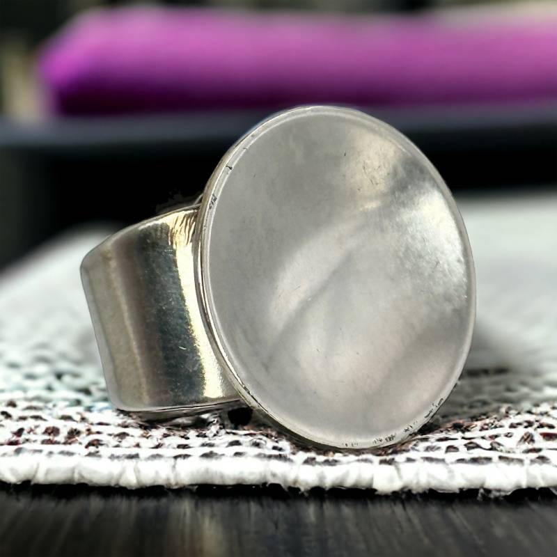 Alter Vintage Ring 17, 5mm Gr.55 835Er Silber Größe Verstellbar Edel Mit Patina Retro Zeitlos Exklusiv Rarität Eyecatcher Luxus von EyecatchersJuwellery