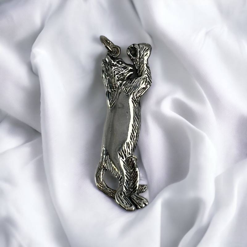 Anhänger Katze Echt Silber Kettenanhänger Vintage Edles Design Geschenk Damen Herren Exklusiv Glücksbringer Retro Zeitlos Modern von EyecatchersJuwellery