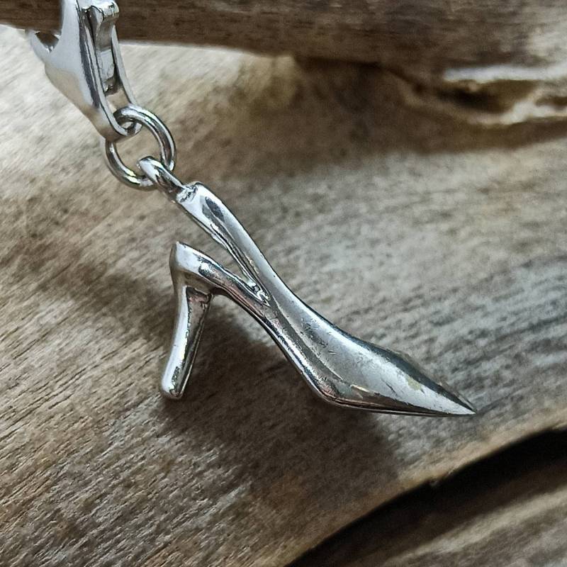 Charm Highheels 925Er Silber 30 X 5mm Damen Schmuck Vintage Geschenk Kettenanhänger Anhänger Eyecatcher Selten Pumps Schuh Damenschuh von EyecatchersJuwellery