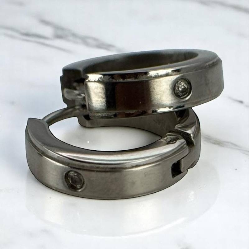 Creolen Ohrringe 925Er Silber 15mm Zirkonia Vintage Damen Geschenk Trend Exklusiv Eyecatcher Modern Zeitlos Fashion Rarität Luxus von EyecatchersJuwellery