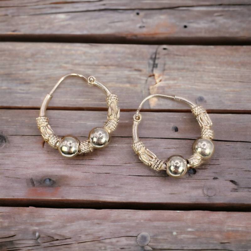 Creolen Ohrringe Echt Silber 19mm Vintage Damen Geschenk Trend Exklusiv Zeitlos Retro Eyecatcher Nachhaltig von EyecatchersJuwellery