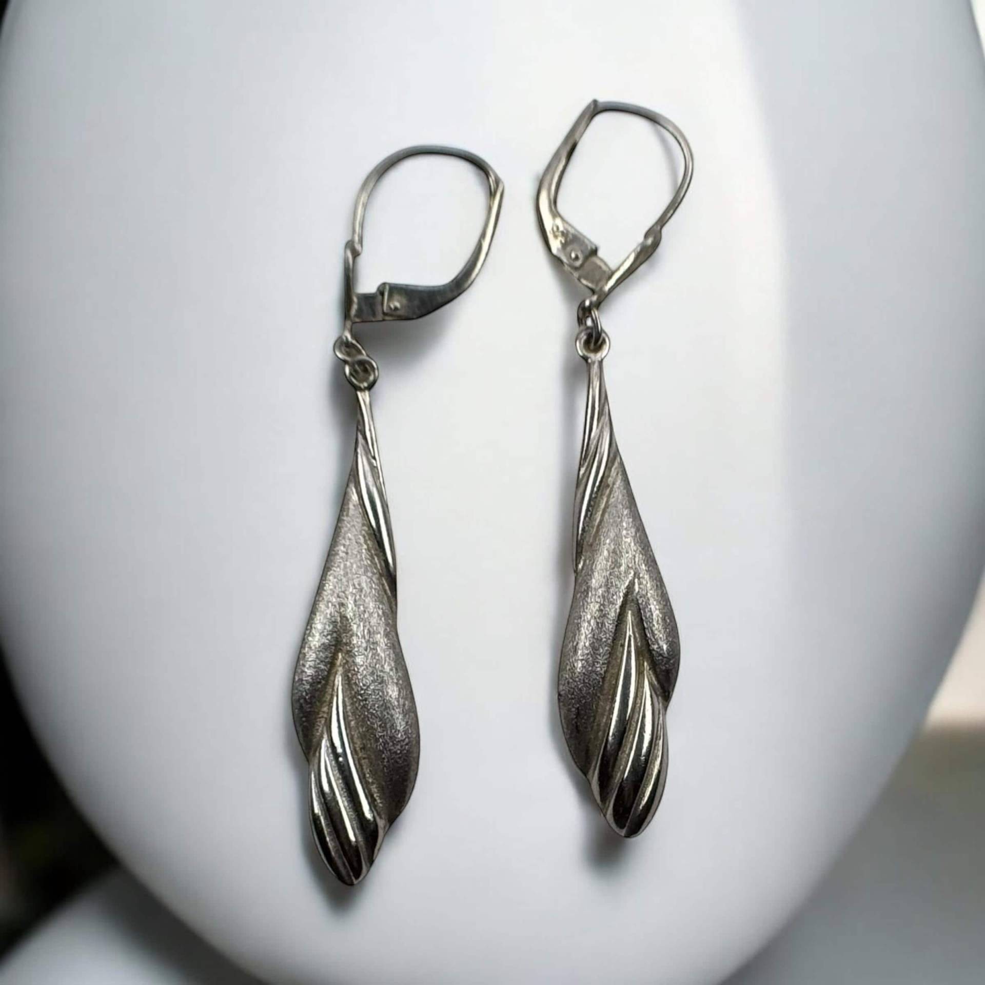 Design Hängeohrringe 925Er Silber Rarität Vintage Geschenk Damen Edel Patina Luxus Selten Rar Ohrringe Hängend Retro Modern Exklusiv Fashion von EyecatchersJuwellery