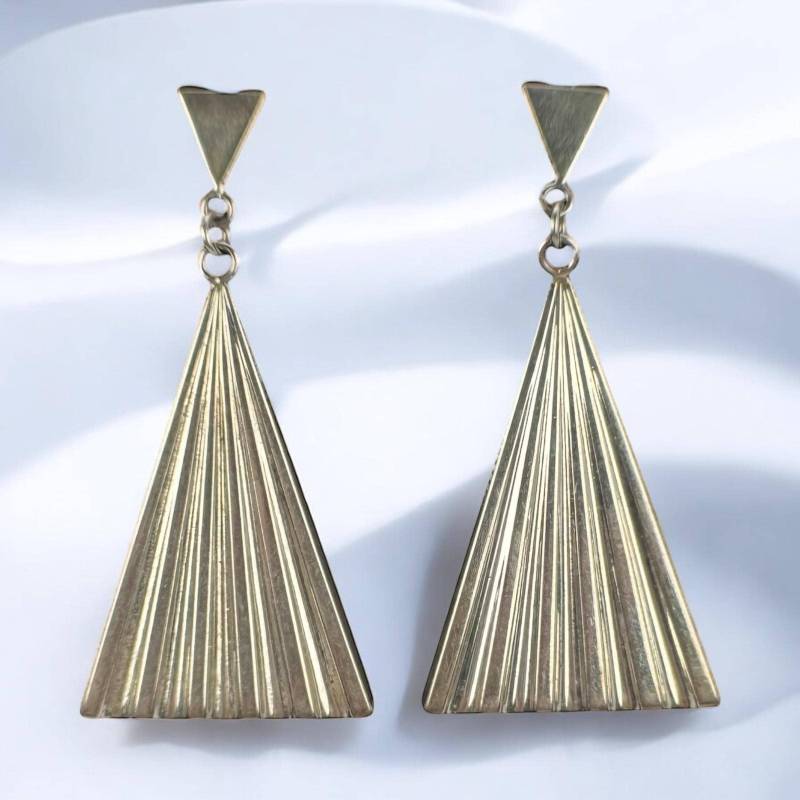 Design Hängeohrringe 925Er Silber Vintage Geschenk Damen Edel Patina Luxus Selten Rar Ohrringe Hängend Retro Modern Rarität von EyecatchersJuwellery
