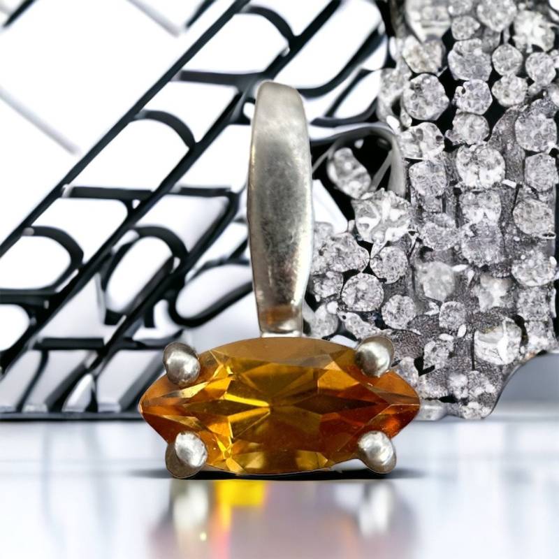 Design Kettenanhänger 925Er Silber Vintage Geschenk Patina Alt Retro Anhänger Edel Exklusiv Edelstein Eyecatcher von EyecatchersJuwellery