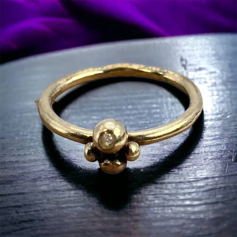 Design Ring 925Er Silber 16, 5mm Gr. 52 Zirkonia Vintage Style Geschenk Patina Damen Exklusiver Eyecatcher Silberring von EyecatchersJuwellery