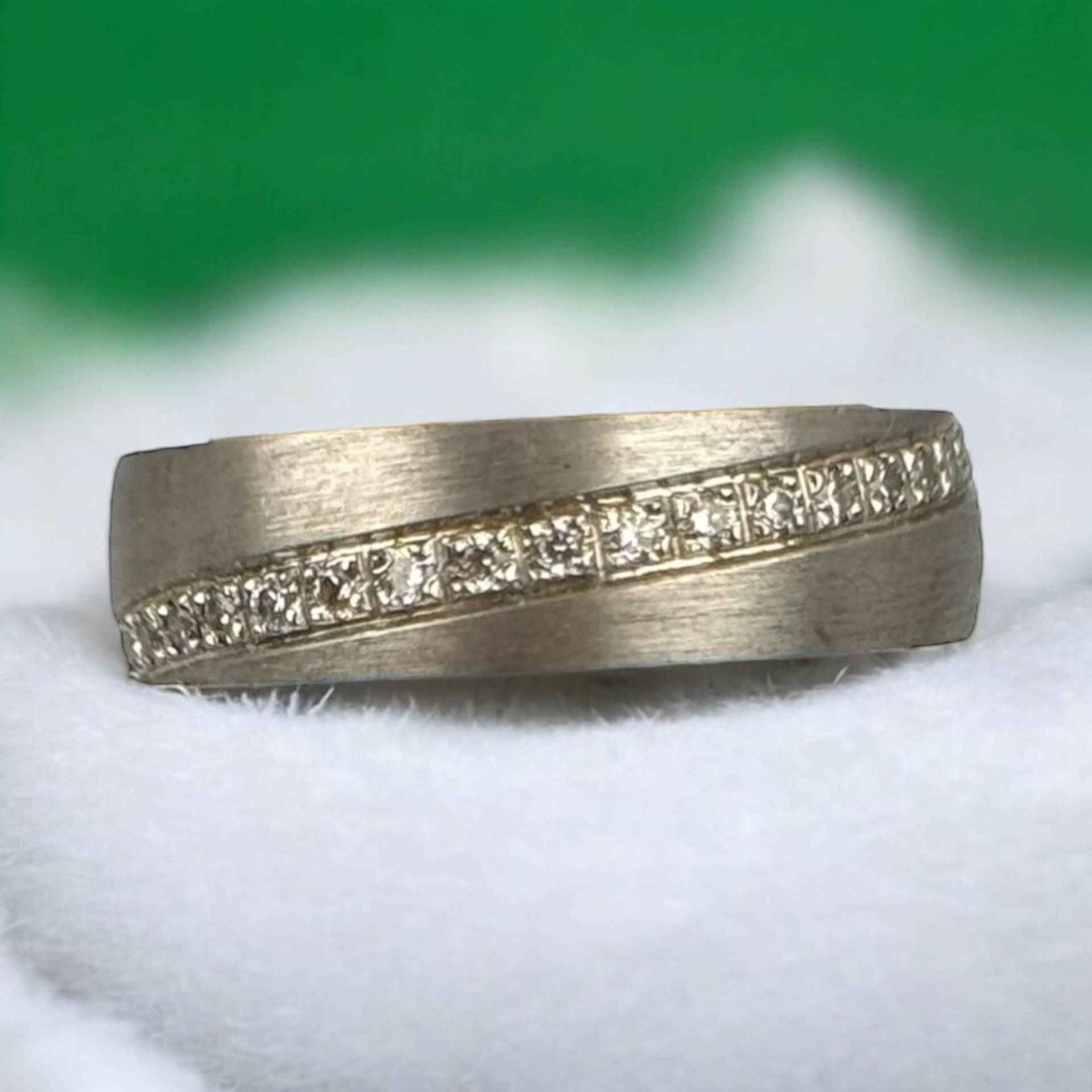 Design Ring 925Er Silber 17, 5mm Gr. 55 Patina Geschenk Damen Exklusiv Silberring Memoirering Edelstein Retro Zeitlos Modern Eyecatcher von EyecatchersJuwellery