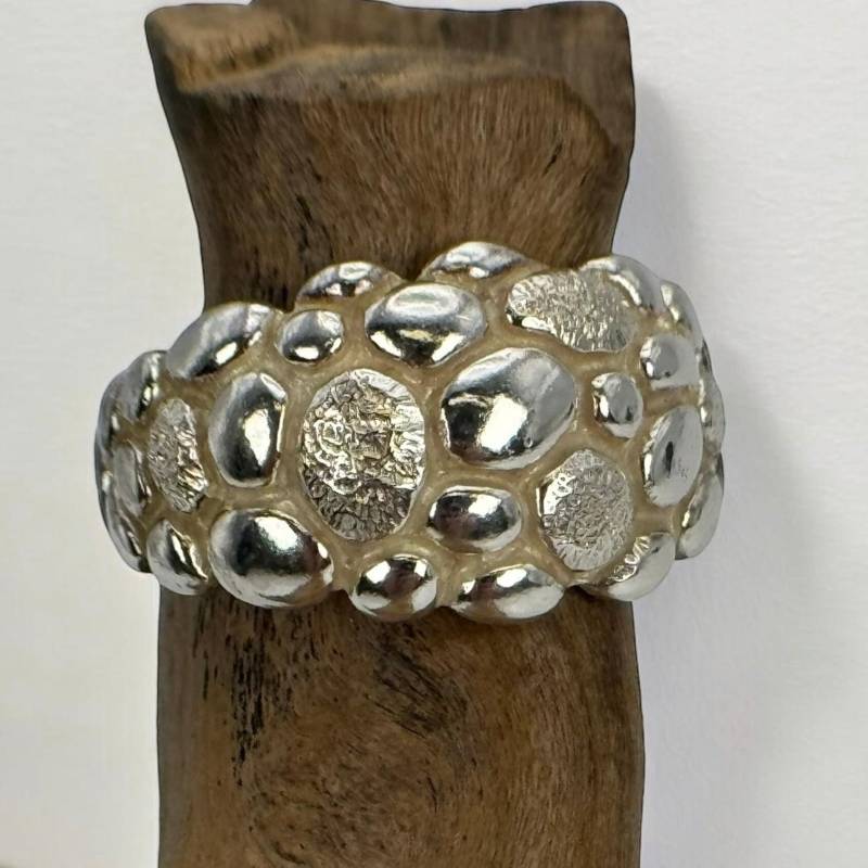 Design Ring 925Er Silber Damen Herren Vintage 18, 8mm Gr. 59 Silberring Geschenk Exklusiv Eyecatcher Retro Zeitlos Rarität Modern von EyecatchersJuwellery