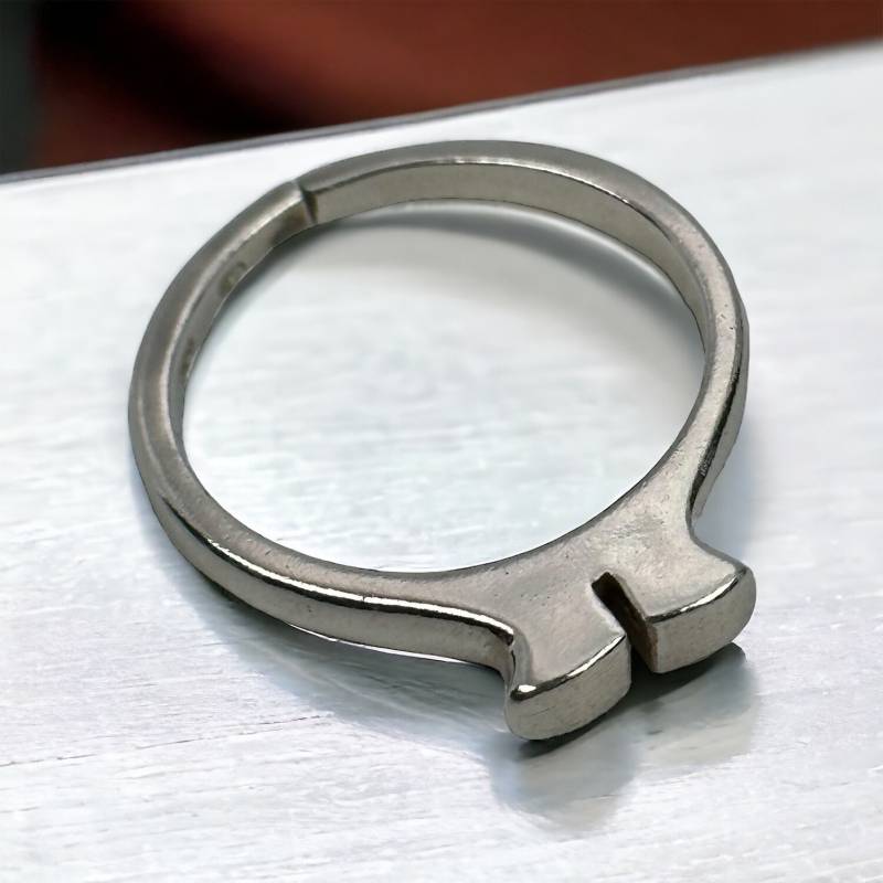 Design Ring 925Er Silber Damen Vintage Verstellbar 16, 9mm Gr. 53 Silberring Geschenk Exklusiv Eyecatcher Rarität Retro Zeitlos Modern von EyecatchersJuwellery