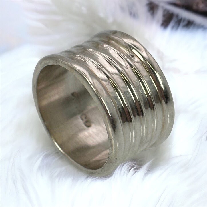 Design Ring 925Er Silber Gr. 55 17, 5mm Damen Silberring Geschenk Edel Exklusiv Patina Vintage Alt Selten Eyecatcher von EyecatchersJuwellery