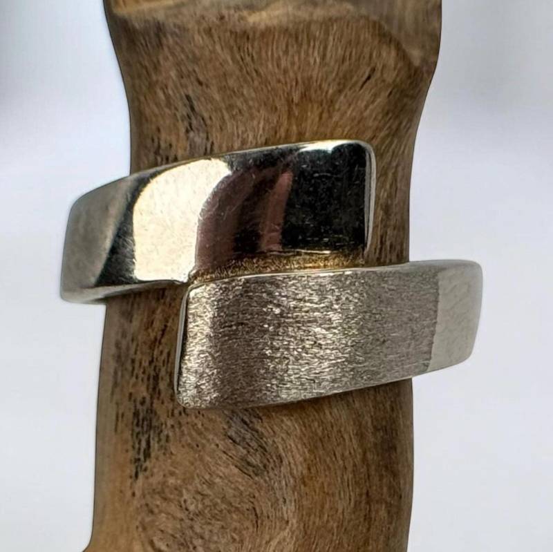 Design Ring 925Er Silber Gr. 61 19, 3mm Vintage Geschenk Silberring Modern Massiv Retro Zeitlos Eyecatcher Fashion Exklusiv von EyecatchersJuwellery