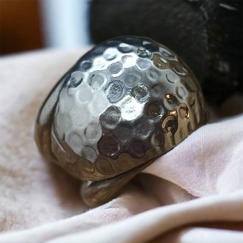 Design Ring 950Er Silber 18, 1mm Gr. 57 Vintage Style Geschenk Patina Damen Exklusiver Eyecatcher Rarität Selten von EyecatchersJuwellery