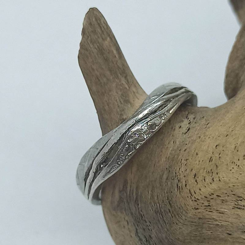 Edelstein Ring 925Er Silber Vintage 17mm Gr. 53 Geschenk Edel Exklusiv Silberring Mit Patina Damen Design Eyecatcher von EyecatchersJuwellery