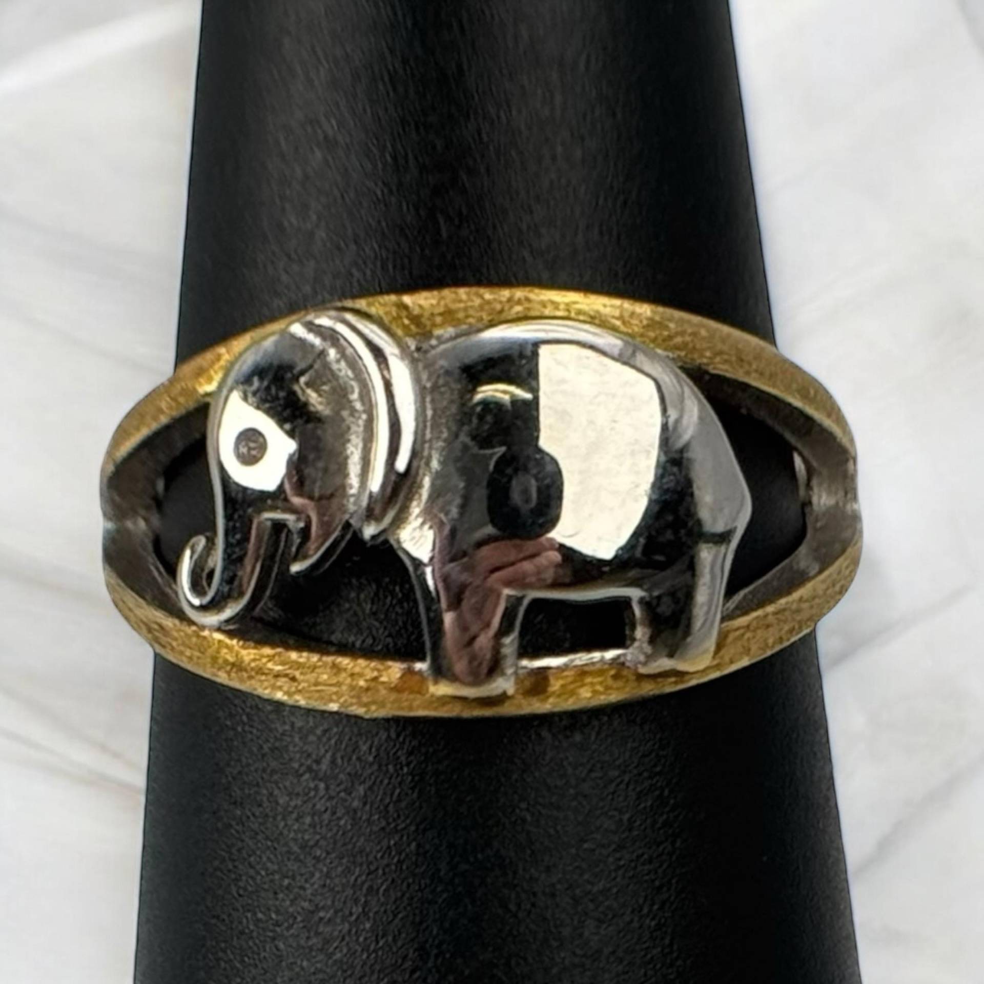 Elefanten Ring 925Er Silber 17, 8mm Gr. 56 Vintage Geschenk Damen Retro Zeitlos Modern Rarität Selten Exklusiv Luxus Design von EyecatchersJuwellery