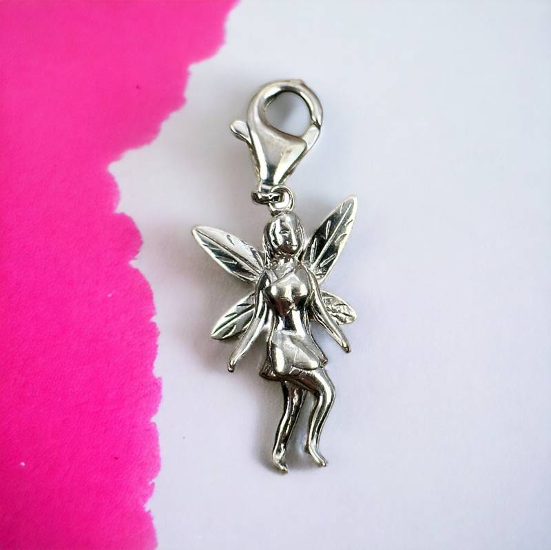 Esprit Feen Kettenanhänger 925Er Silber 34mm Lang Vintage Geschenk Charms Damen Schmuck Anhänger Elfe Modern Rarität Eyecatcher Sammler von EyecatchersJuwellery