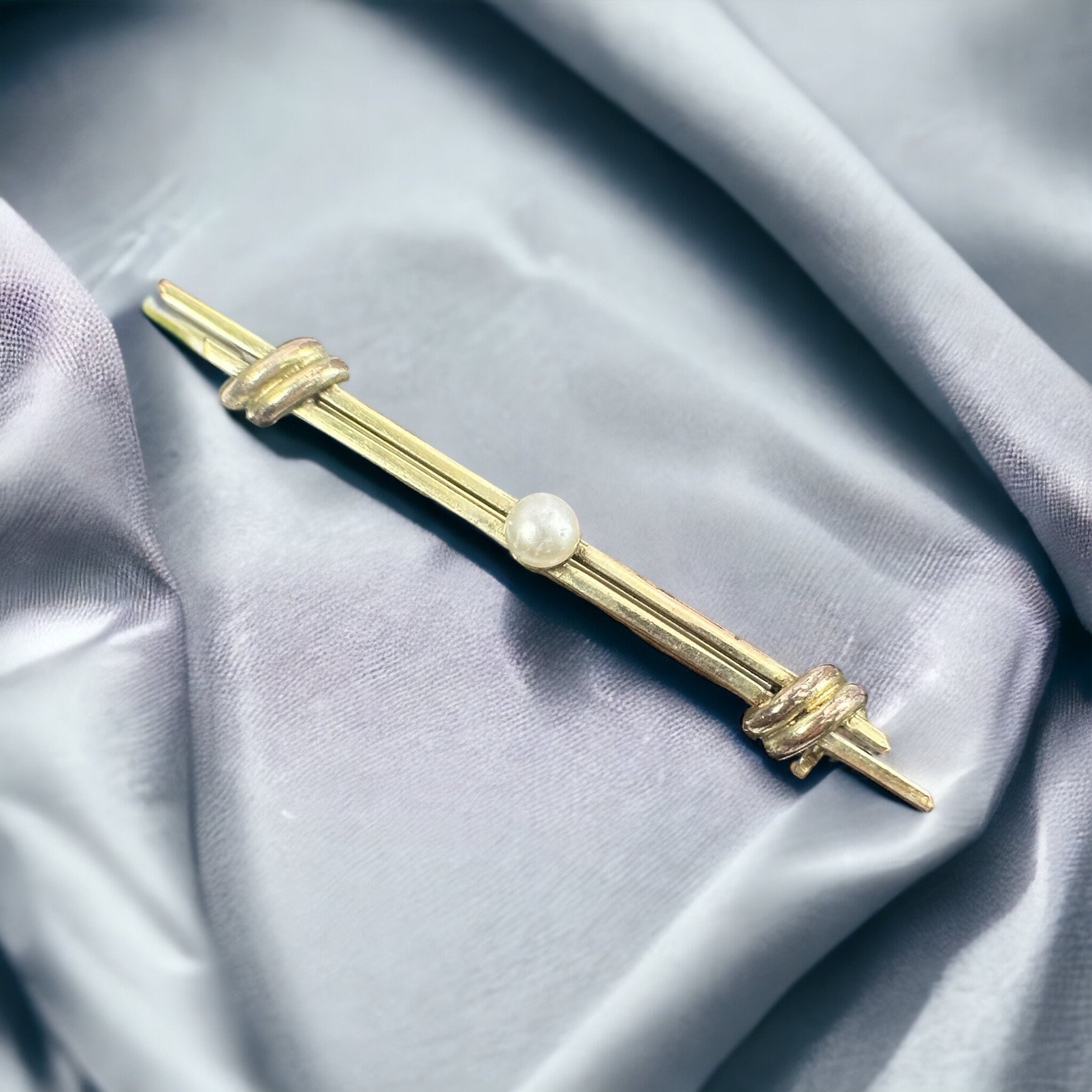 Exklusive Brosche Echt Silber Vintage Geschenk 55mm Edles Design Patina Rar Selten Geschenkidee Damen Perle Eyecatcher von EyecatchersJuwellery