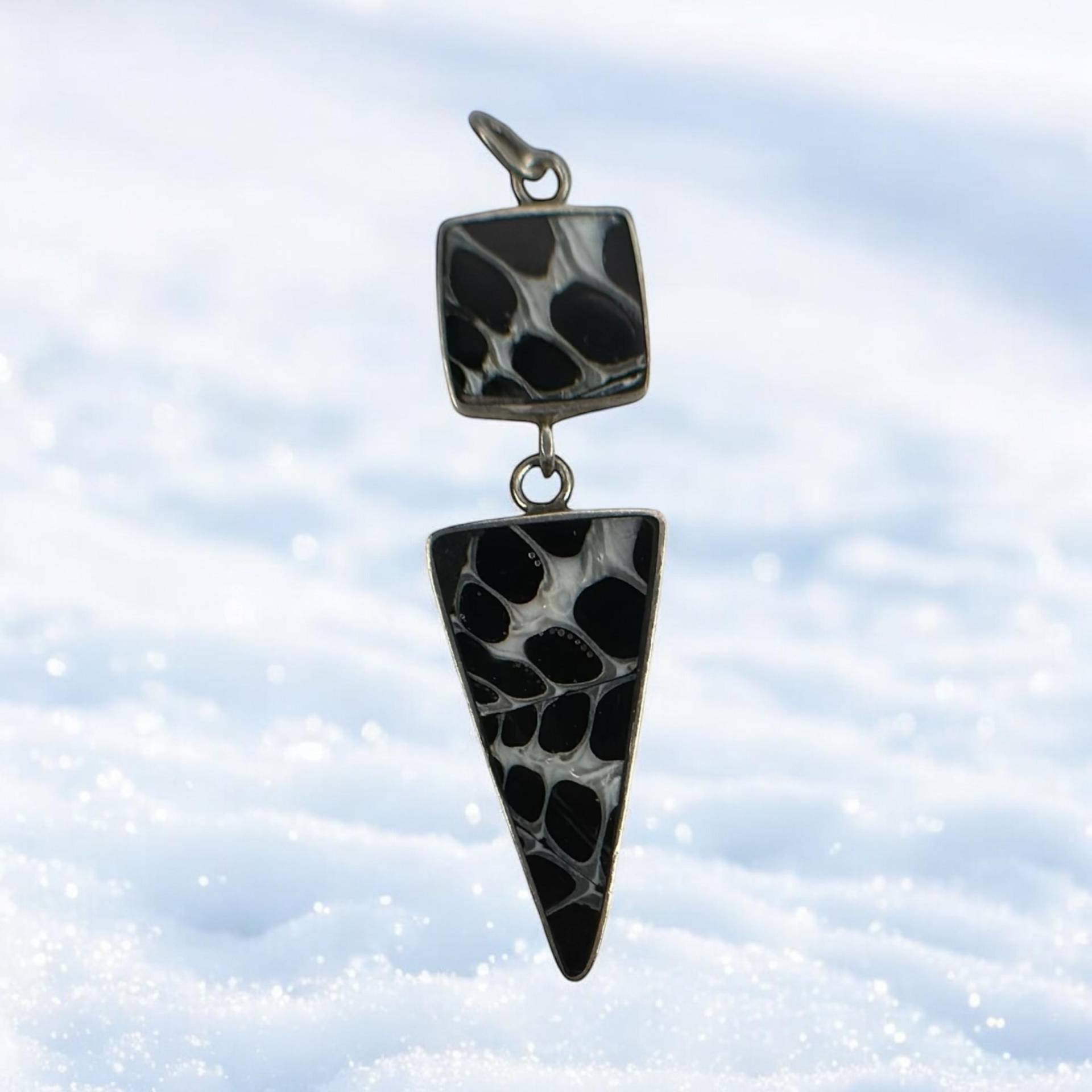 Exklusiver Kettenanhänger Echt Silber Vintage Design Edel Geschenk Eyecatcher Anhänger Rar Selten Retro Zeitlos Unikat Rarität Modern Luxus von EyecatchersJuwellery