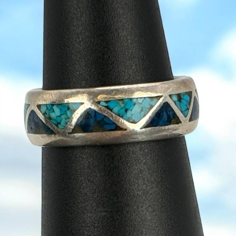 Exklusiver Ring 925Er Silber 16, 9mm Gr. 53 Geschenk Design Damen Multisteinring Edel Patina Silberring Edelstein Retro Zeitlos von EyecatchersJuwellery