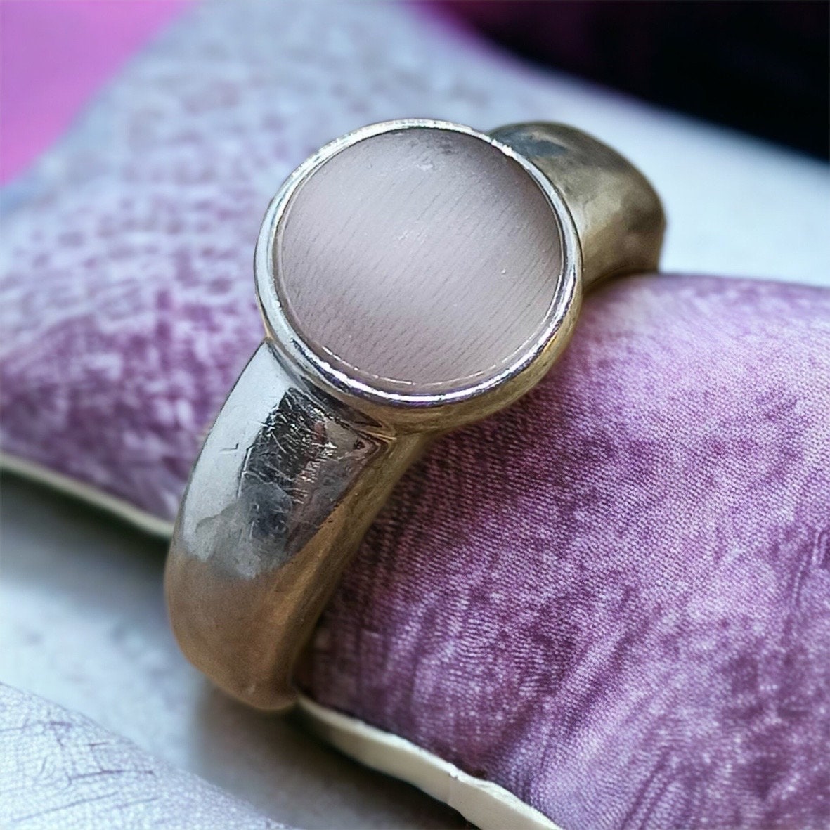 Exklusiver Ring 925Er Silber 17, 2mm Gr. 54 Mit Edelstein Besetzt Damen Geschenk Vintage Design Silberring Edel von EyecatchersJuwellery