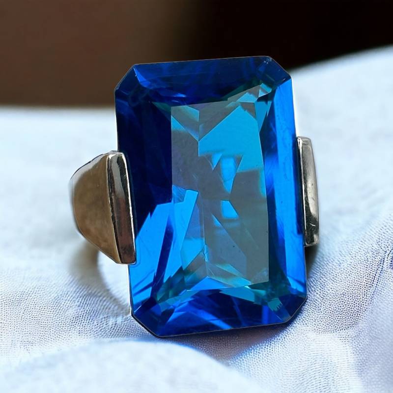 Exklusiver Ring 925Er Silber 17, 6mm Gr. 55 Vintage Geschenk Patina Damen Seltenes Design Silberring Opulent Groß Rarität Eyecatcher von EyecatchersJuwellery