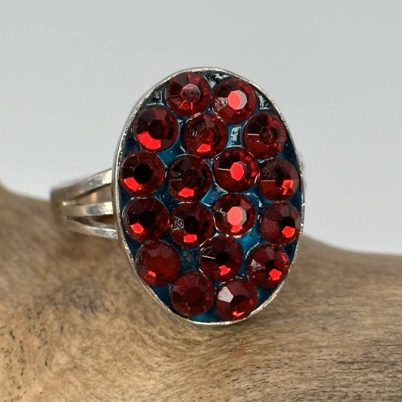 Exklusiver Ring 925Er Silber 18, 2 Mm Gr. 57 Silberring Zirkonia Vintage Geschenk Design Damen Edel Patina Edelstein Retro Zeitlos von EyecatchersJuwellery