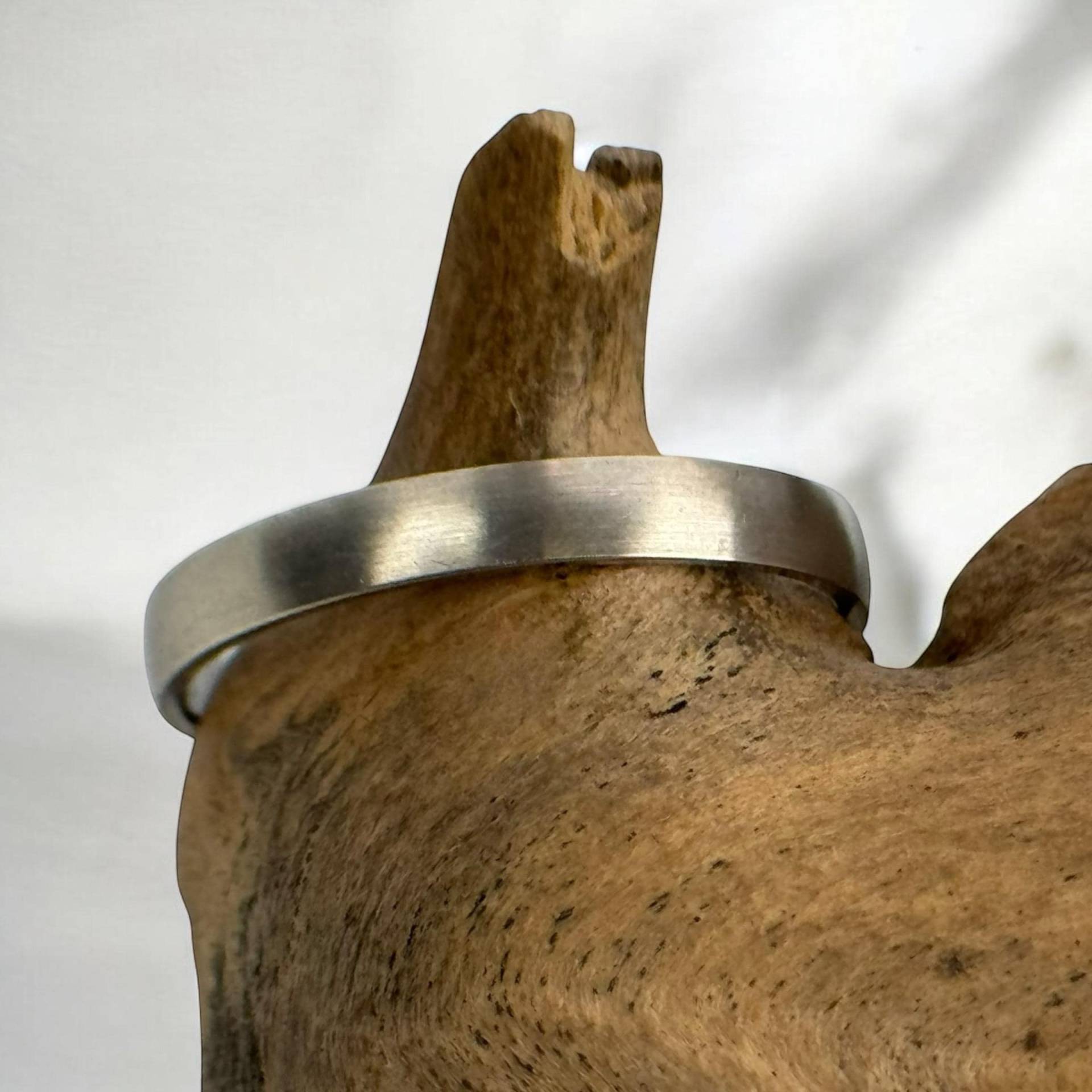 Glatter Ring 925Er Silber Damen Herren Vintage 19, 7mm Gr. 62 Silberring Geschenk Exklusiv Eyecatcher Retro Zeitlos Rarität Modern von EyecatchersJuwellery