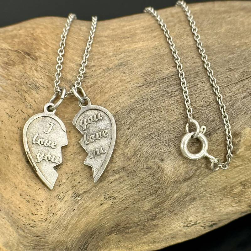 Herz Silberkette 925Er Silber 39cm 1, 3mm Stark Vintage Geschenk Mit Schöner Patina Kette Damen Ankerkette Retro Zeitlos Modern von EyecatchersJuwellery