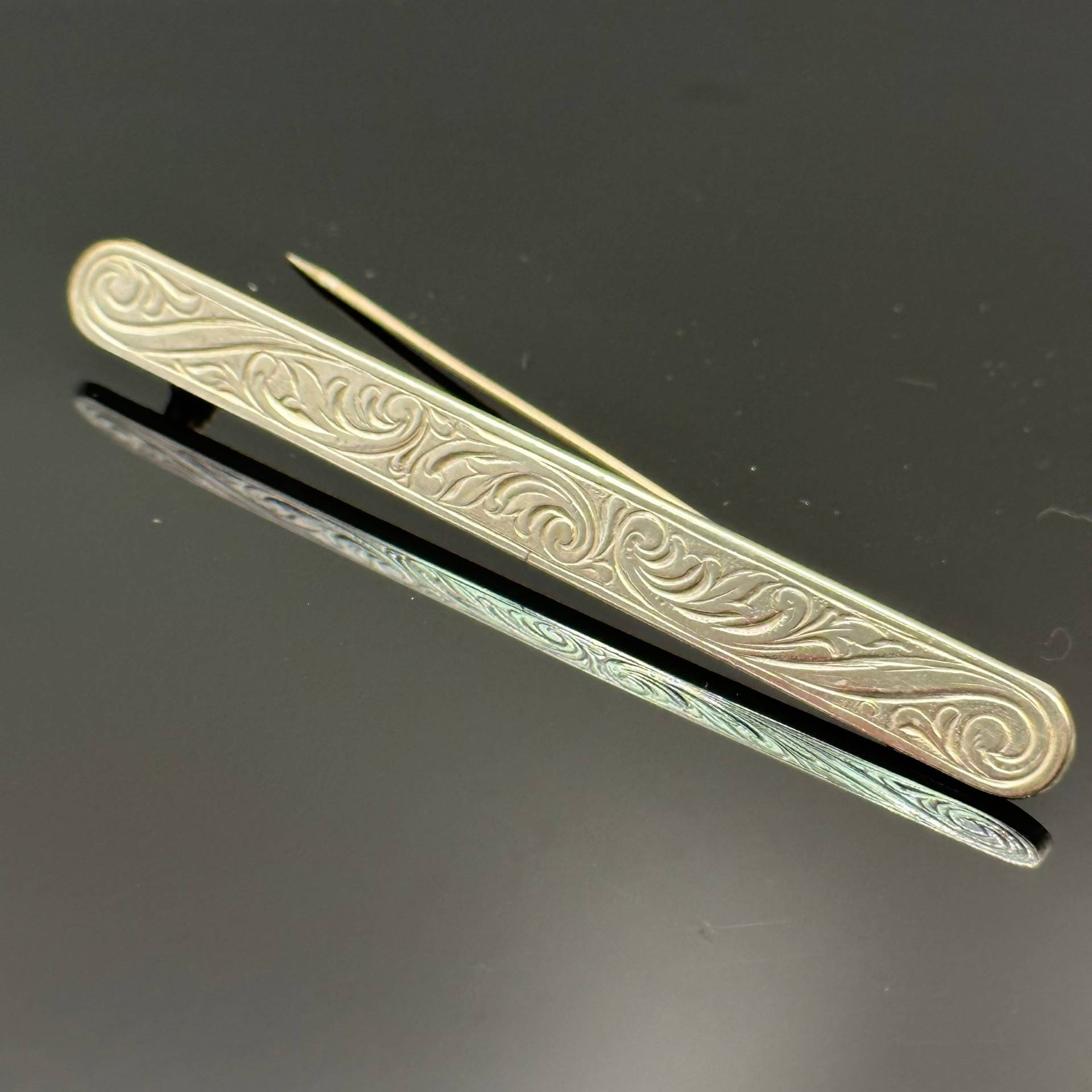 Jugendstil Brosche Echt Silber Ca. 72mm X 7mm Exklusiv Vintage Design Damen Eyecatcher Edel Mit Patina Retro Zeitlos Selten Sammlerstück von EyecatchersJuwellery