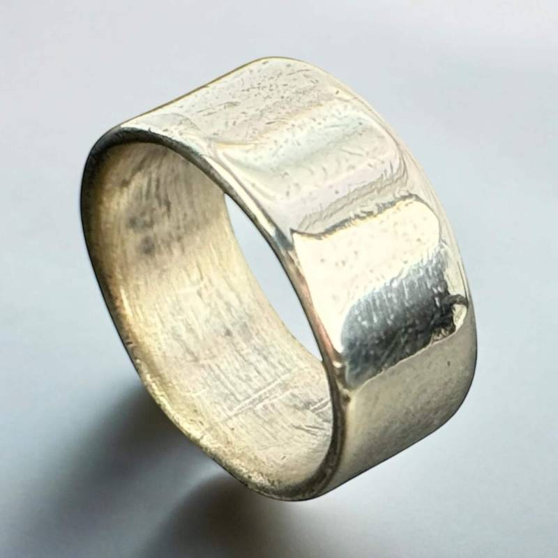 Kleiner Ring 16mm Gr. 50 925Er Silber Design Vintage Geschenk Damen Herren Edel Eyecatcher Silberring Patina Zeitlos Modern Glatt von EyecatchersJuwellery