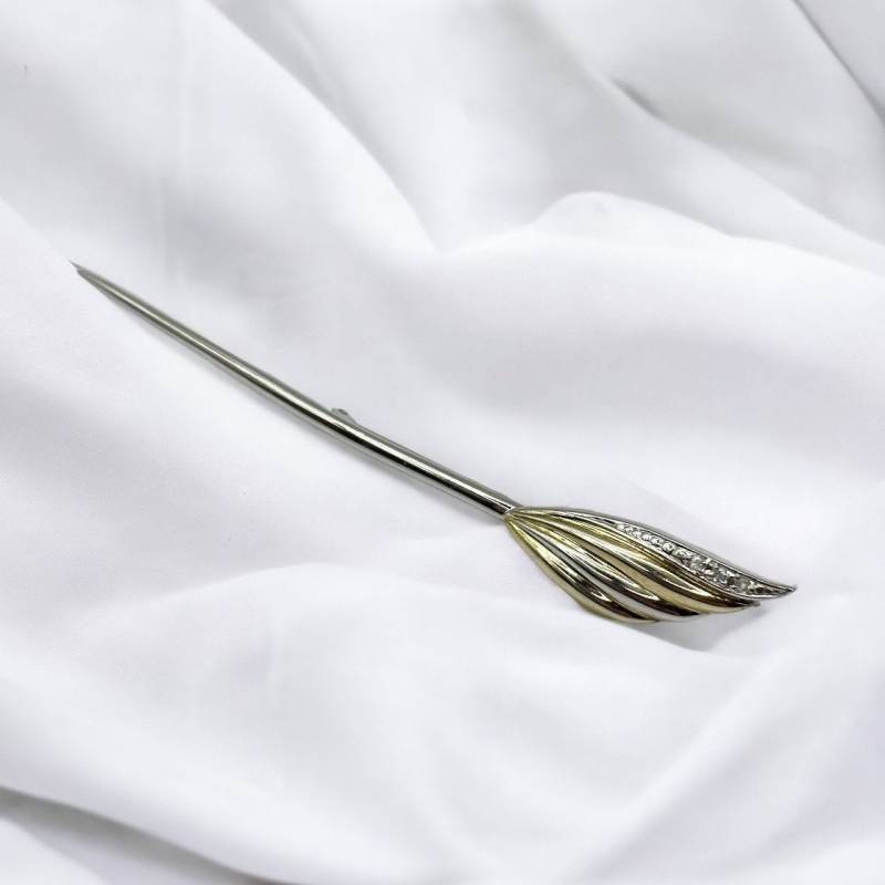 Lange Brosche 925Er Silber 94mm Design Eyecatcher Geschenk Oma Silberbrosche Vintage Luxus Elegant Exklusiv Selten Rar Retro Zeitlos von EyecatchersJuwellery