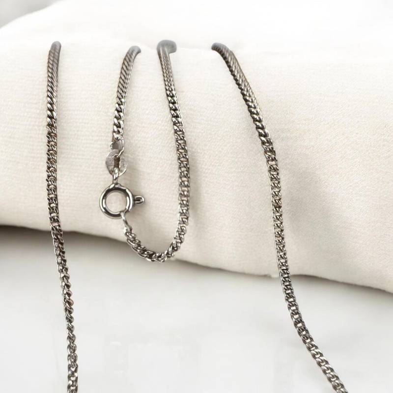 Lange Panzerkette 925Er Silber 70cm Lang 2mm Breit Vintage Geschenk Design Halskette Silberkette Retro Zeitlos Fashion Luxus Exklusiv Modern von EyecatchersJuwellery