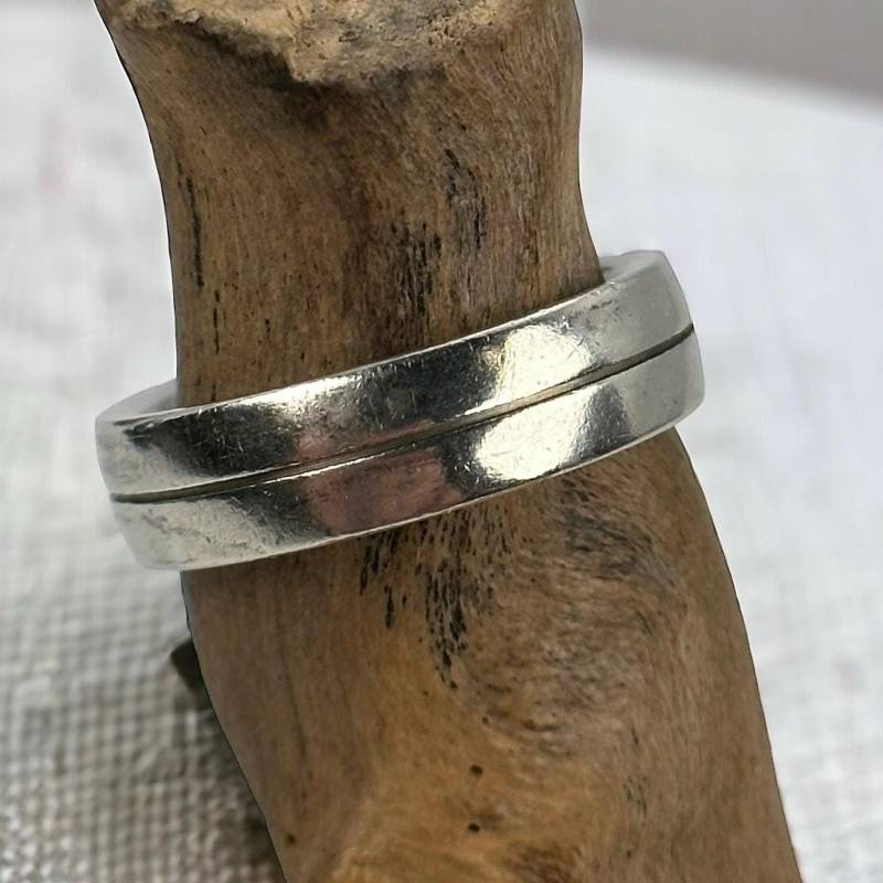 Massiver Ring 925Er Silber 19, 1mm Gr. 60 Vintage Geschenk Damen Patina Silberring Klassisch Einfach Retro Zeitlos Modern Luxus von EyecatchersJuwellery