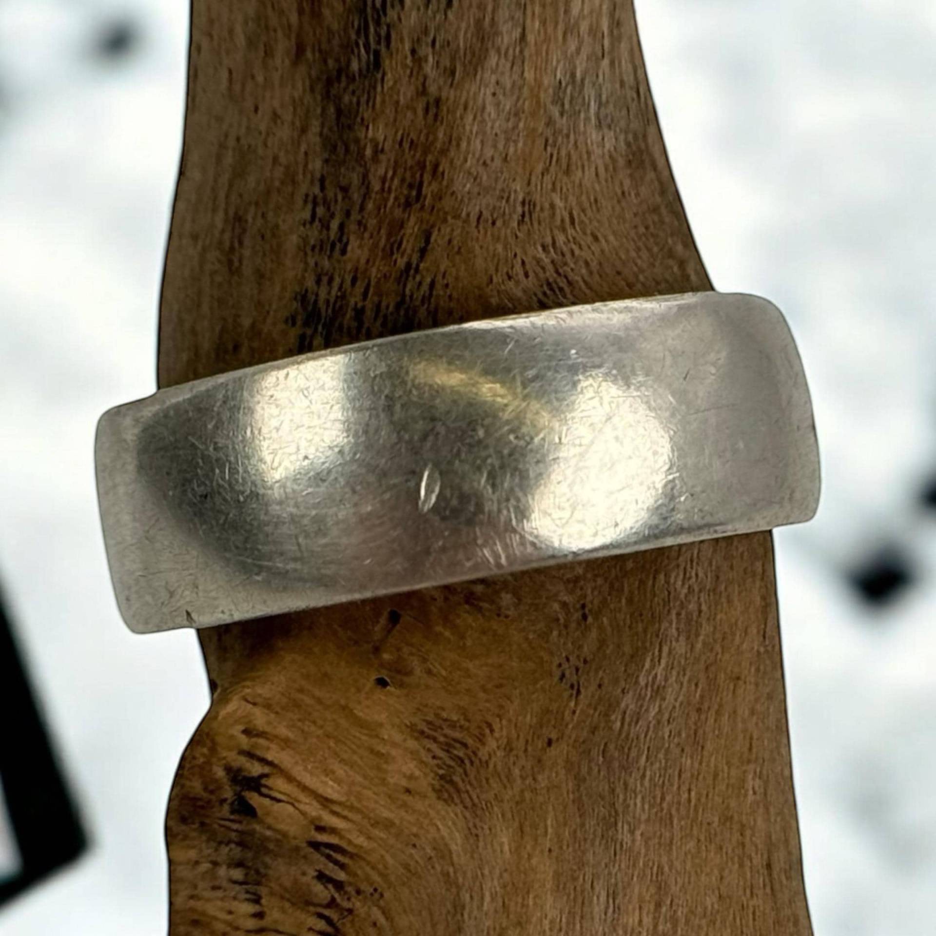 Massiver Ring 925Er Silber 21, 8mm Gr. 68 Geschenk Silberring Damen Herren Design Luxus Nachhaltiger Schmuck Vintage Retro Zeitlos Glatt von EyecatchersJuwellery