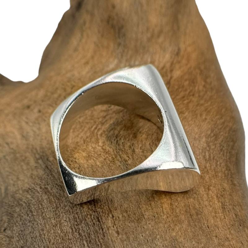 Massiver Ring 925Er Silber Patina Gr. 55 17, 5mm Damen Herren Silberring Geschenk Selten Edel Exklusive Design Luxus Eyecatcher Modern von EyecatchersJuwellery