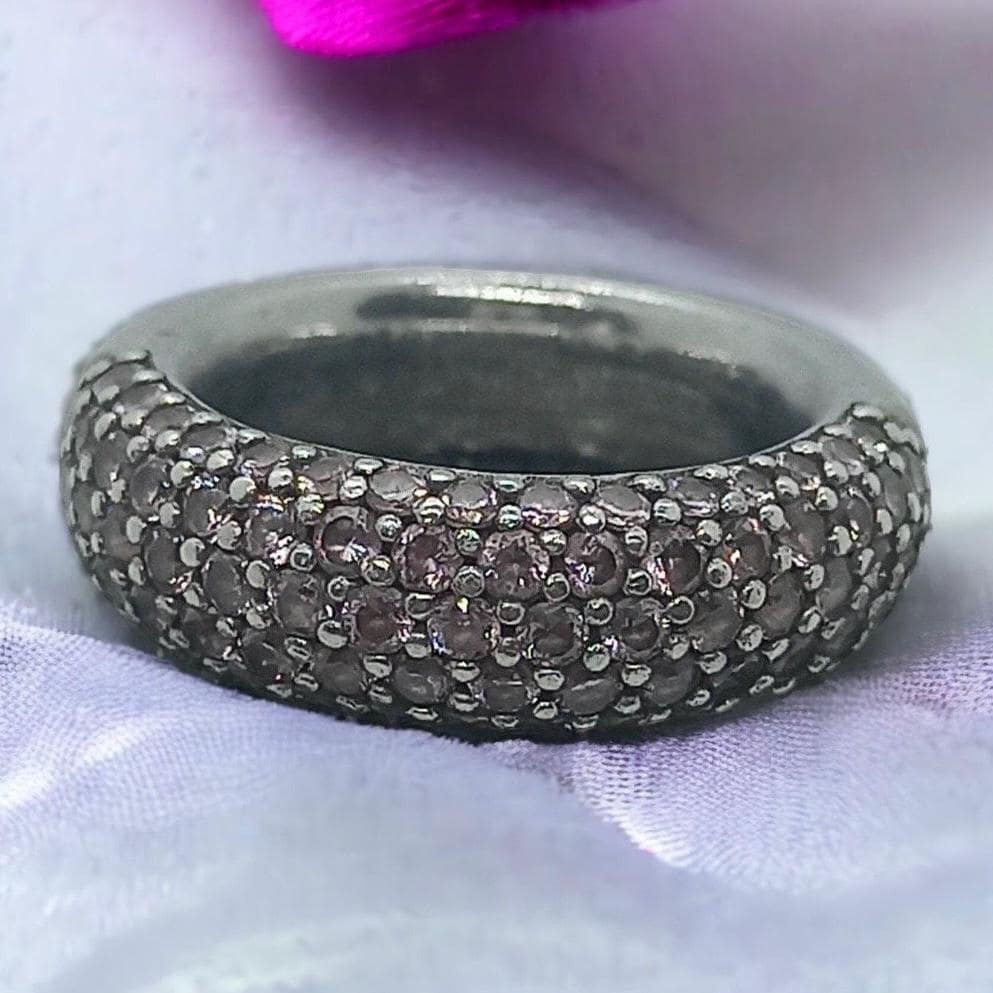 Memoire Ring 925Er Silber Gr.54 17, 3 Mm Vintage Damen Zirkonia Silberring Pave Modern Zeitlos Exklusiv Luxus Fashion Edelsteine von EyecatchersJuwellery