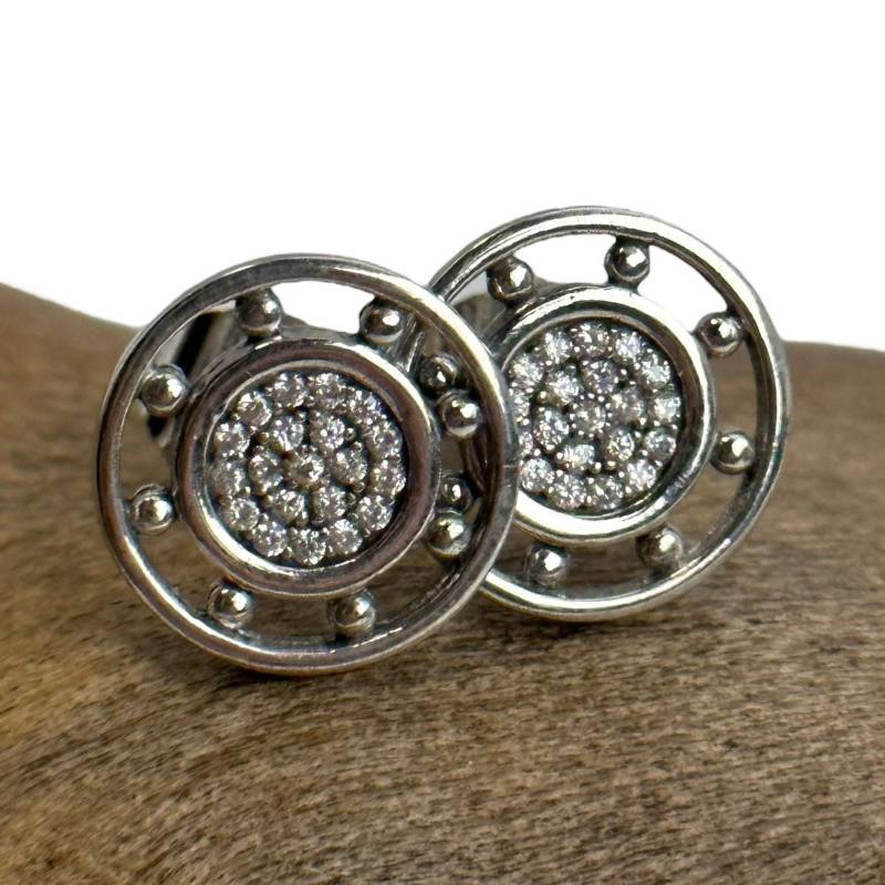 Moderne Ohrstecker 925Er Silber 12mm Zirkonia Damen Geschenk Vintage Design Edel Ohrringe Exklusiv Liebe Geschenkidee Fashion Luxus Rund von EyecatchersJuwellery