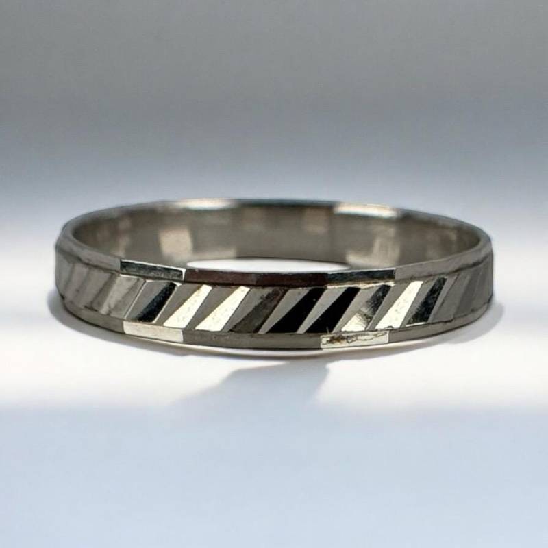 Muster Ring 925Er Silber Gr. 61 19, 4mm Damen Silberring Geschenk Edel Exklusiv Patina Vintage Alt Selten Eyecatcher Design Luxus Rarität von EyecatchersJuwellery