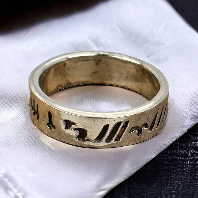 Muster Ring 925Er Silber Gr. 61 19, 4mm Damen Silberring Geschenk Edel Exklusiv Patina Vintage Alt Selten Eyecatcher Design von EyecatchersJuwellery