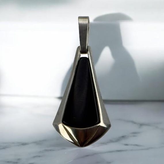 Onyx Kettenanhänger Echt Silber Edelstein 31 X 14mm Vintage Anhänger Geschenk Edel Alt Rar Selten Eyecatcher Modern Luxus Exklusiv Fashion Onyx Kettenanhänger Echt Silber Edelstein 31 X 14mm Vintage Anhänger Geschenk Edel Alt Rar Selten Eyecatcher Modern Luxus Exklusiv Fashion von EyecatchersJuwellery