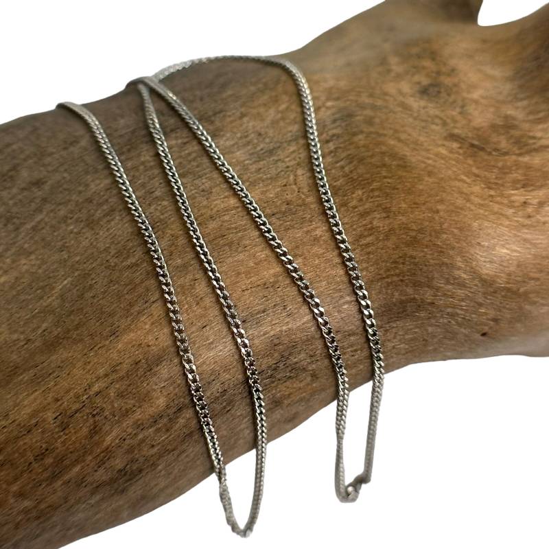 Panzerkette 925Er Silber 42 - 45cm Lang Verstellbar 0, 9mm Breit Vintage Silberkette Damen Halskette Eyecatcher Exklusiv Retro Zeitlos von EyecatchersJuwellery