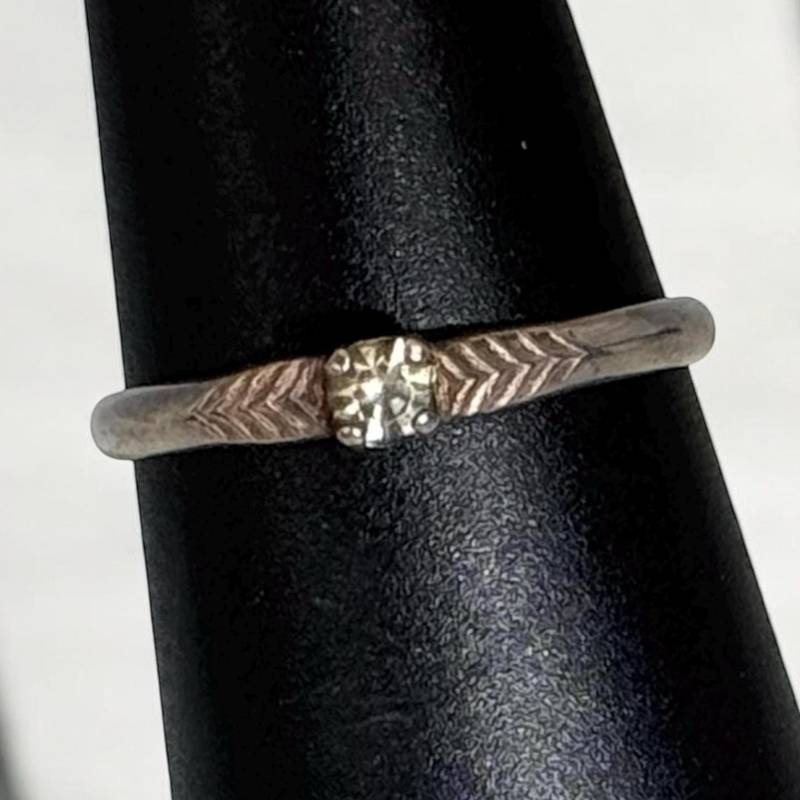 Patina Ring 835Er Silber 17, 4mm Gr. 54 Selten Vintage Geschenk Eyecatcher Retro Zeitlos Rarität Modern Fashion Silberring Damen von EyecatchersJuwellery