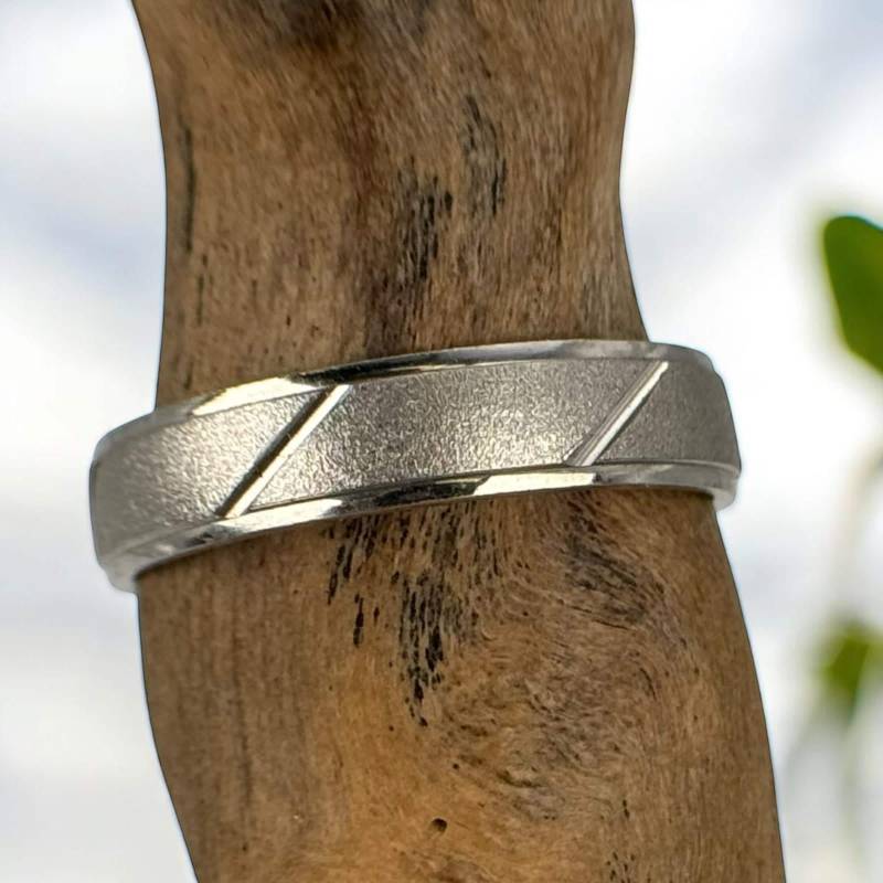 Patina Ring 925Er Silber 20, 4mm Gr. 64 Vintage Geschenk Damen Herren Silberring Eyecatcher Exklusiv Zeitlos Retro Modern Elegant Rar von EyecatchersJuwellery