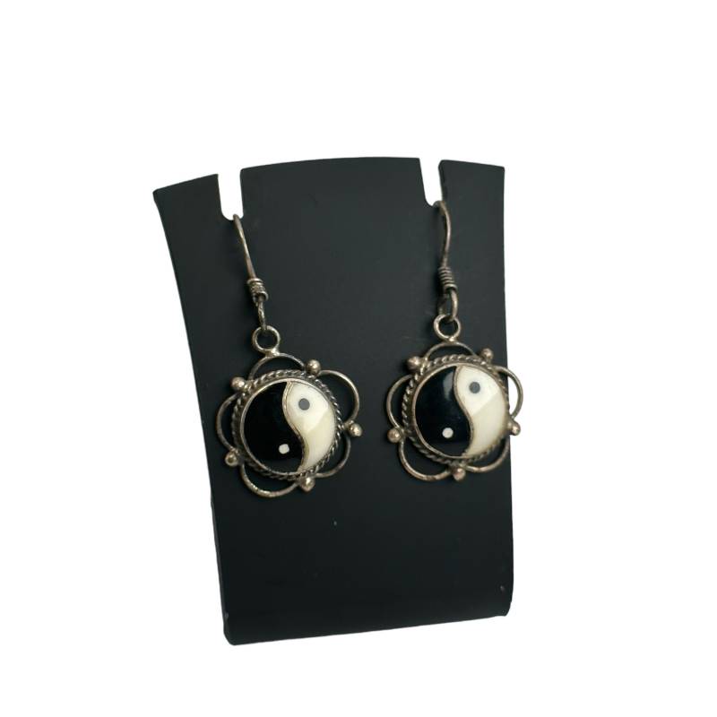 Peace Hängeohrringe 925Er Silber Vintage Geschenk Damen Edel Luxus Ohrringe Hängend Exklusive Rarität Modern Selten von EyecatchersJuwellery