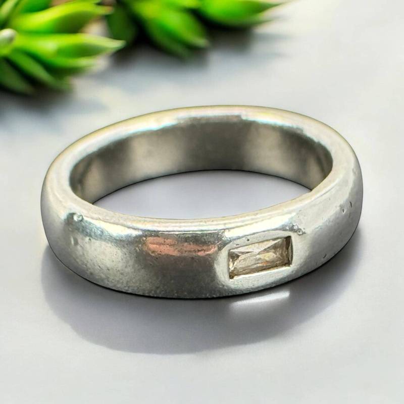 Peace Ring 925Er Silber Silberring 17mm Gr. 53 Damen Luxus Design Geschenk Rarität Vintage Retro Eyecatcher Patina Modern Exklusiv Edelstein von EyecatchersJuwellery