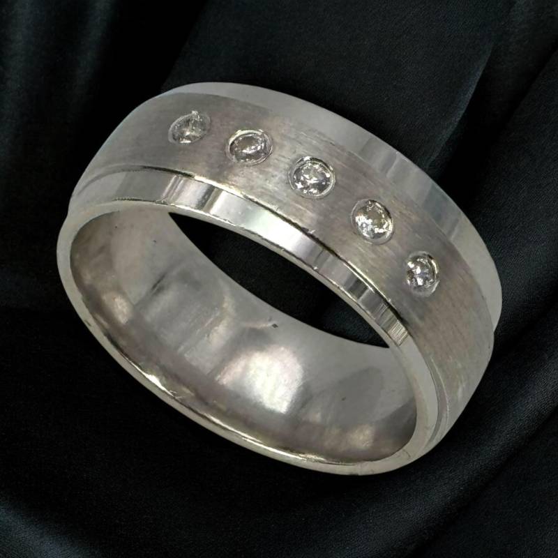 Ring 925Er Silber 17, 5mm Gr. 55 Patina Geschenk Damen Exklusiv Silberring Edelstein Retro Zeitlos Schwer Modern Eyecatcher Vintage Ring 925Er Silber 17, 5mm Gr. 55 Patina Geschenk Damen Exklusiv Silberring Edelstein Retro Zeitlos Schwer Modern Eyecatcher Vintage von EyecatchersJuwellery