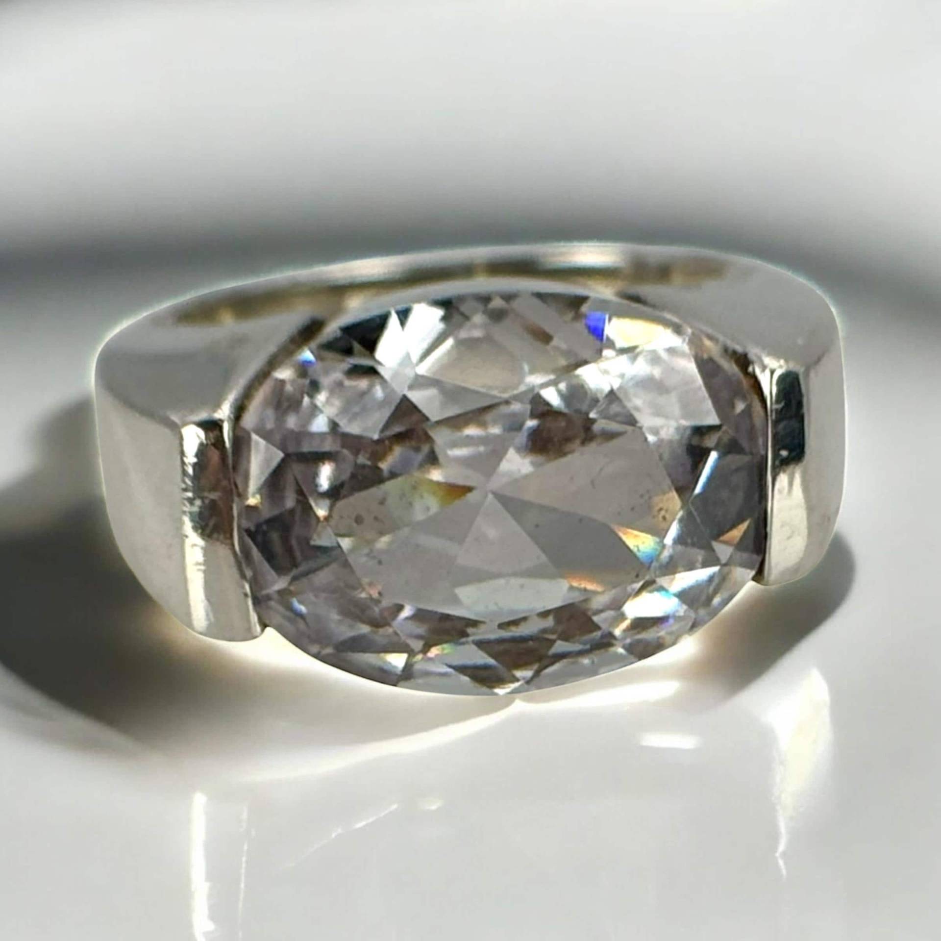 Ring 925Er Silber 18mm Gr. 56 Vintage Patina Geschenk Edles Design Retro Zeitlos Modern Luxus Fashion Rarität Exklusiv Eyecatcher Edelstein von EyecatchersJuwellery