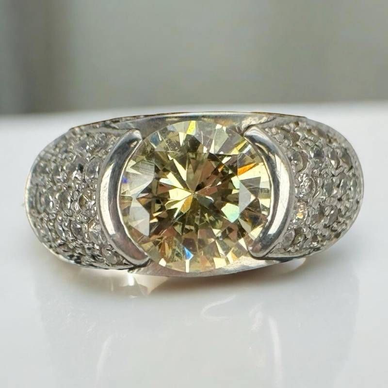 Ring 925Er Silber Vintage Größe 63 20, 2mm Geschenk Silberring Patina Damen Exklusiv Design Eyecatcher Luxus Zirkonia Rarität Fashion Modern Ring 925Er Silber Vintage Größe 63 20, 2mm Geschenk Silberring Patina Damen Exklusiv Design Eyecatcher Luxus Zirkonia Rarität Fashion Modern von EyecatchersJuwellery