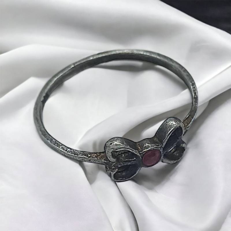 Schleife Ring 925Er Silber Vintage 18mm Gr. 57 Geschenk Edel Exklusiv Silberring Mit Patina Damen Design Eyecatcher von EyecatchersJuwellery